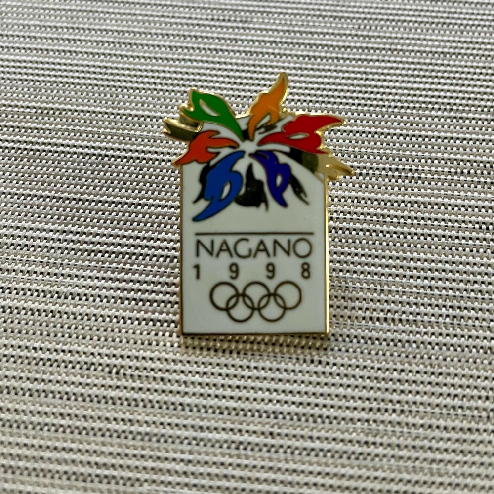 Olympic pin from Nagano 1998 games